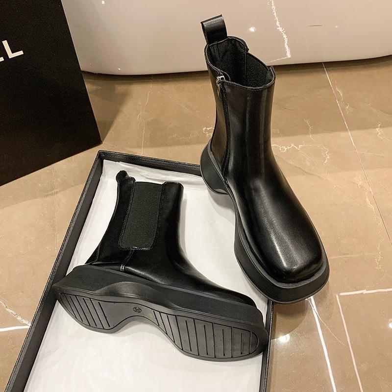 厚底ショートブーツ mry000331