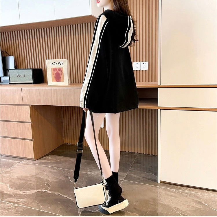 カジュアル サイドライン フードパーカー mry000141