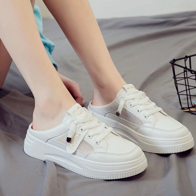 厚底 丸トゥ クロスストラップ サンダル mry000193