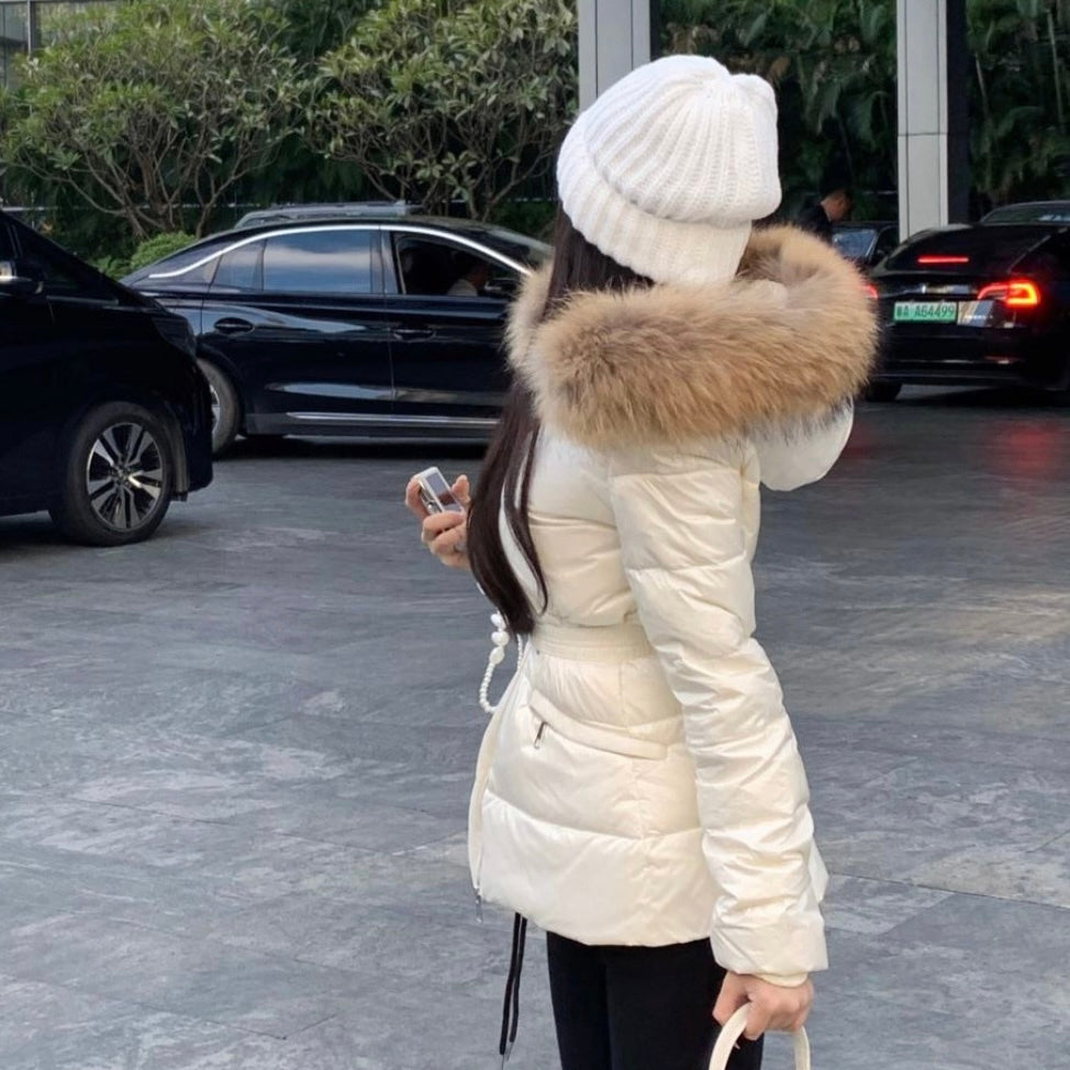 【Chéri】ファー付きダウンジャケット mry001474