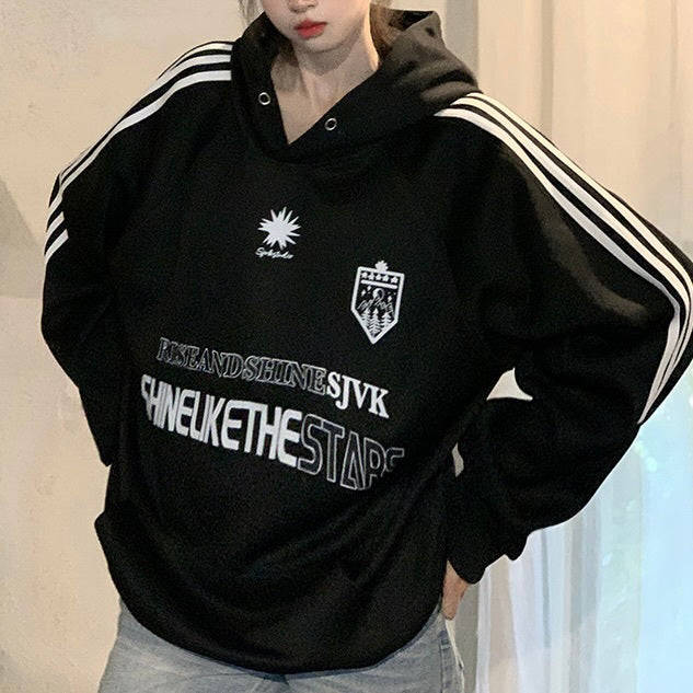 アメリカン ヨーロッパ 韓国カジュアル 韓国ストリート ユニセックス オーバーサイズ プルオーバーフーディー mry001061