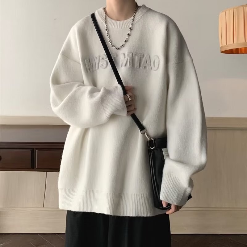 【送料無料】春デザインセーター トレンド ルーズニット 春・秋 韓国ストリート 韓国カジュアル mry000545