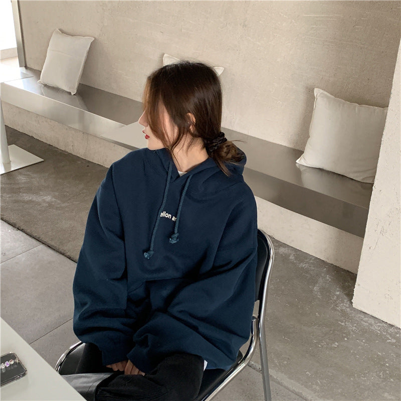 シンプルフード付き プルオーバーパーカー mry000489