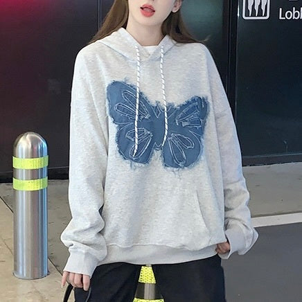 【Carina】2カラー展開 オーバーサイズ バタフライパーカー mry001056