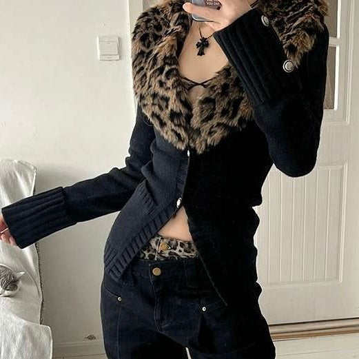 【Orchid】レオパード柄カーディガン mry001509