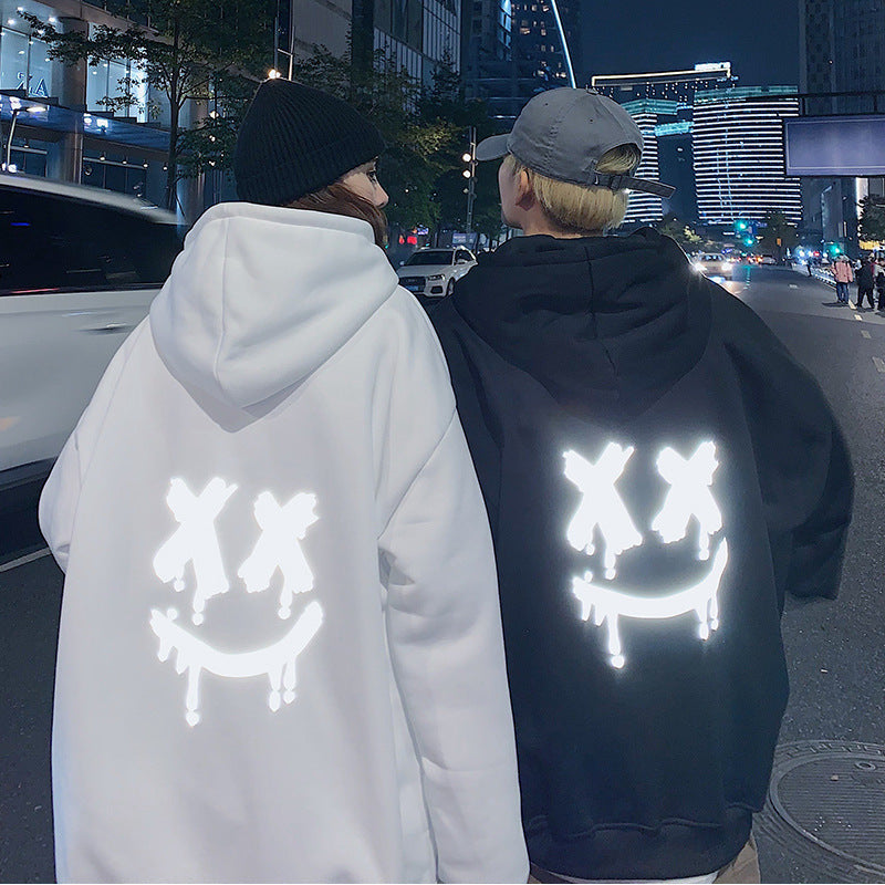 バック反射デザイン ルーズパーカー mry000450