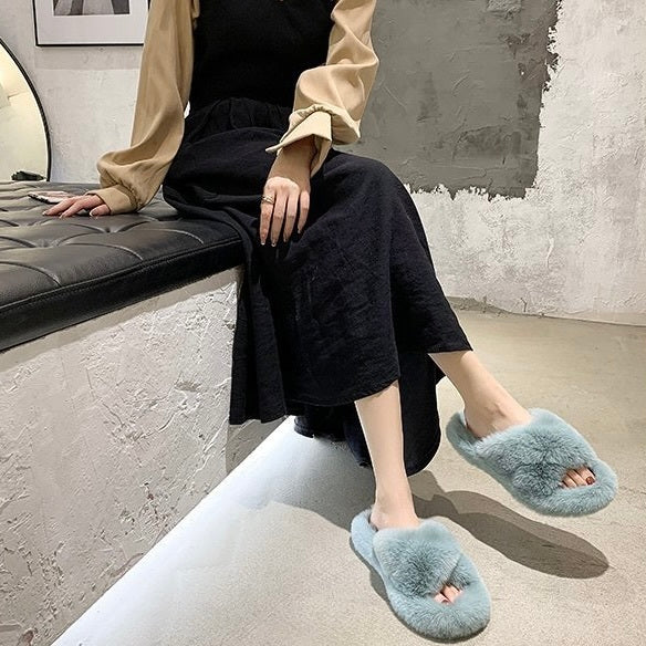 AW ふわふわ フラットヒール サンダル mry000200