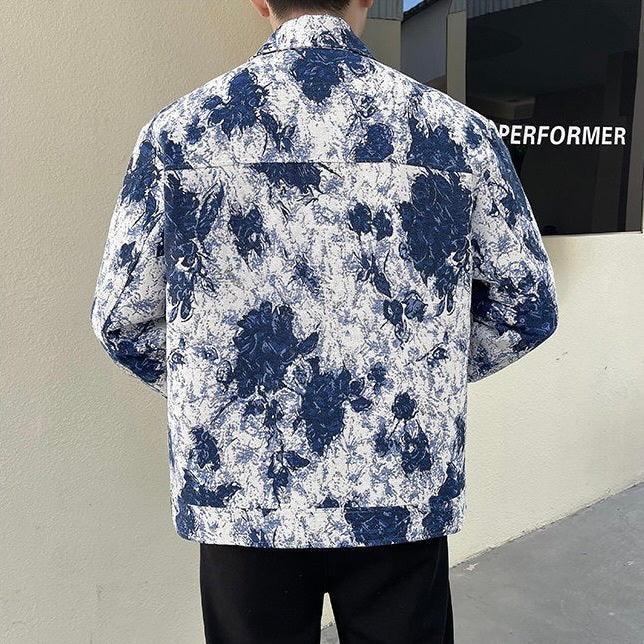 2カラー展開 韓国ストリート 韓国デザイン ヴィンテージ デニムジャケット mry001276