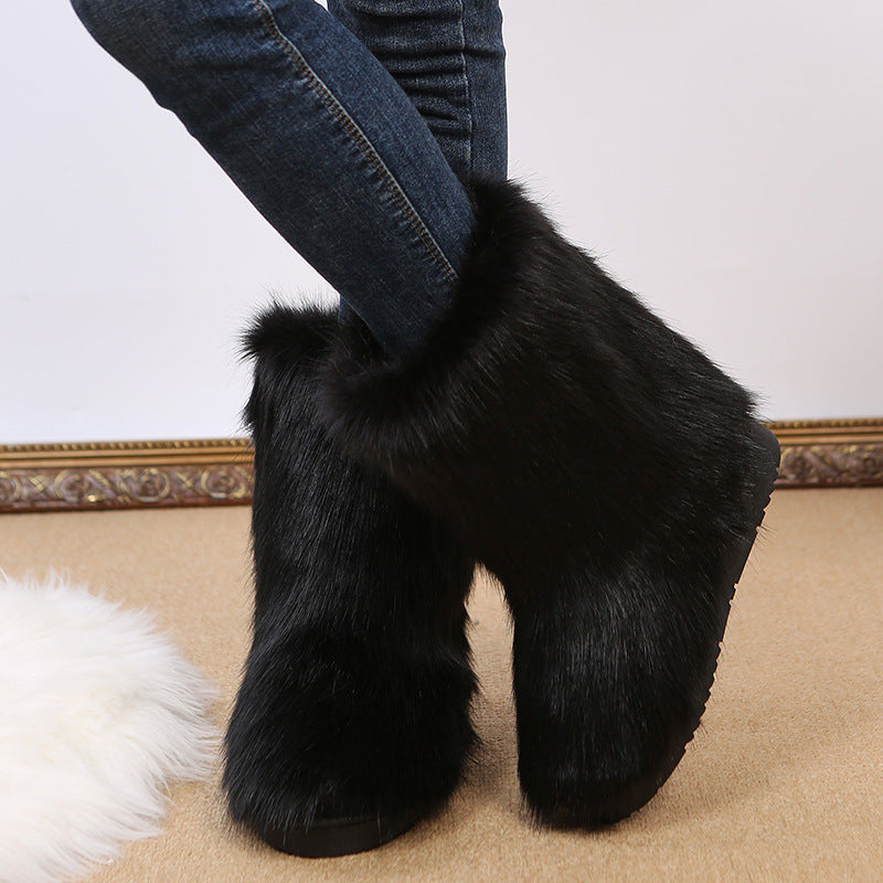 【評価★4.8以上/2color】Big Fur Boots mry001549
