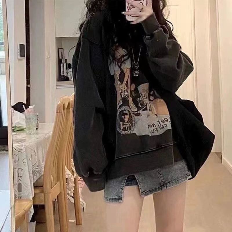 レトロアメリカン オーバーサイズスウェット mry000443