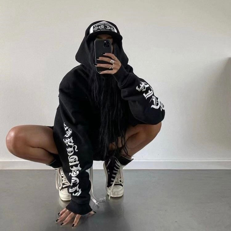 『※限定価格/評価★4.8以上⚡️』Gothic Armor Hoodie mry001465