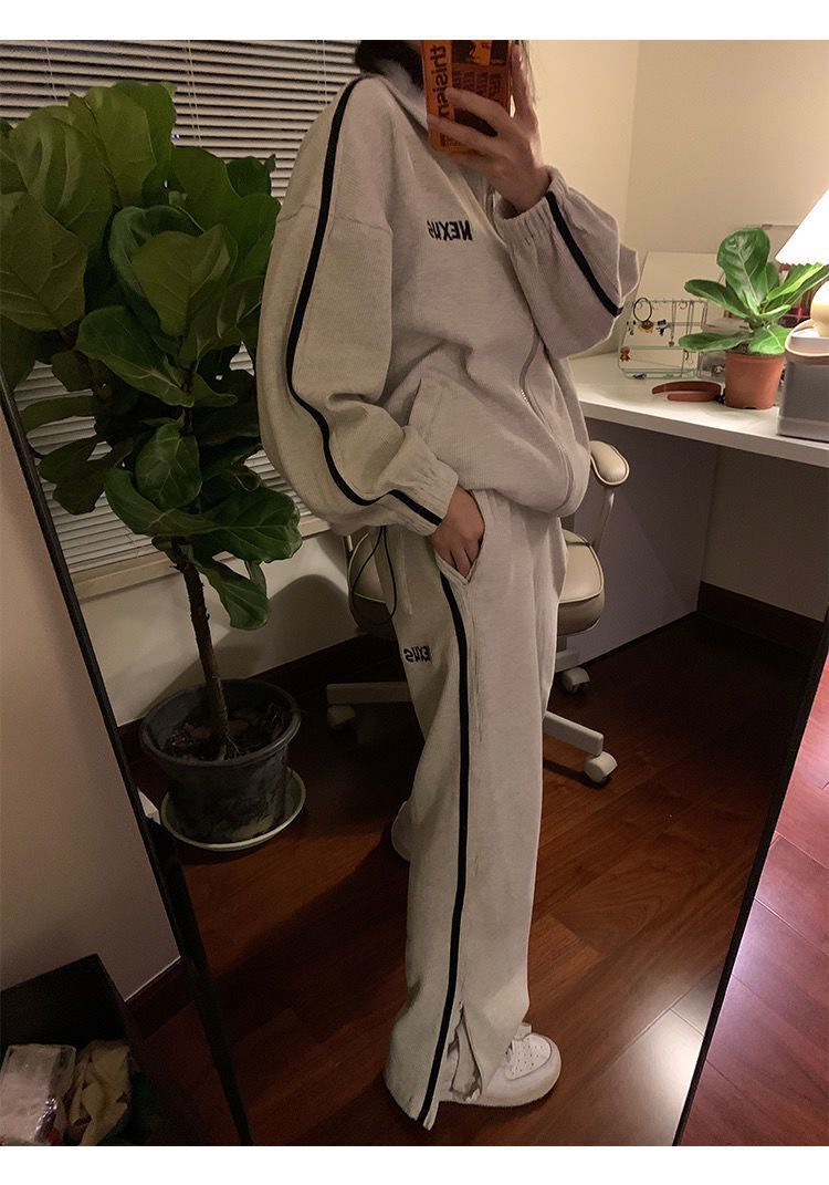 【送料無料】セットアップ 2カラー ルーズ 韓国ストリート 韓国カジュアル mry000598