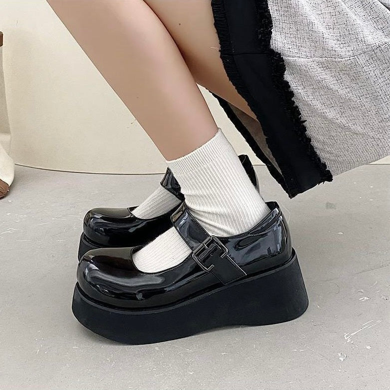 メリージェーン 厚底ローファー mry000407