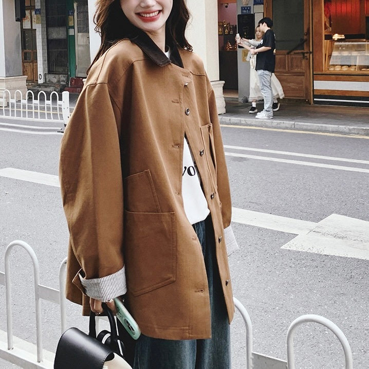 【Plaisir】ポケット ワークジャケット mry001504