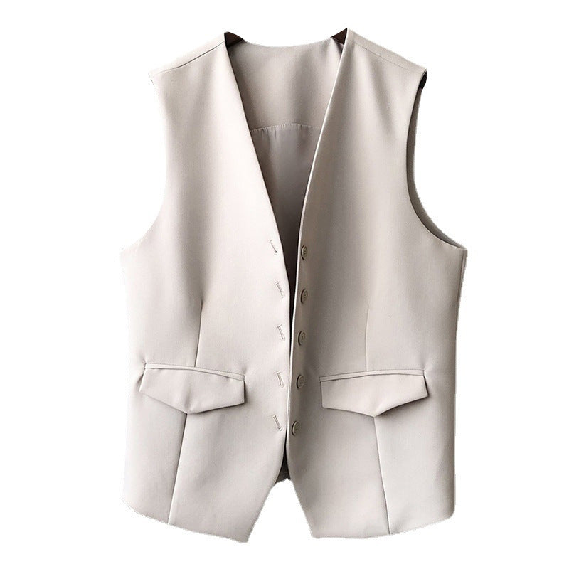 シンプルジレ ベスト春 秋 mry000013