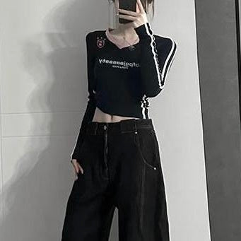 2カラー展開 アメリカン 韓国ストリート 韓国カジュアル トレンド タイトフィット ロングシャツ mry001324