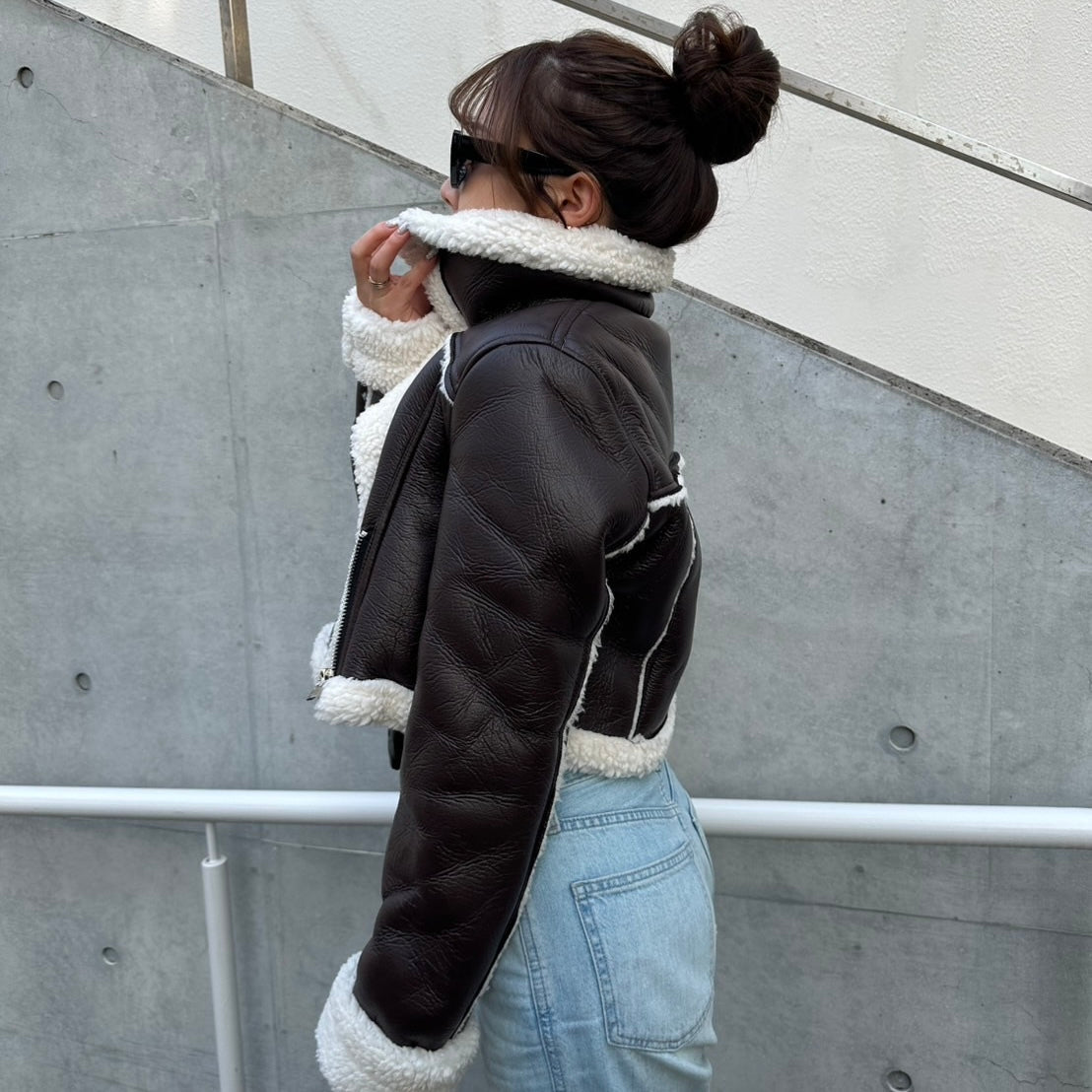 【Carina】ムートンジャケット mry001526