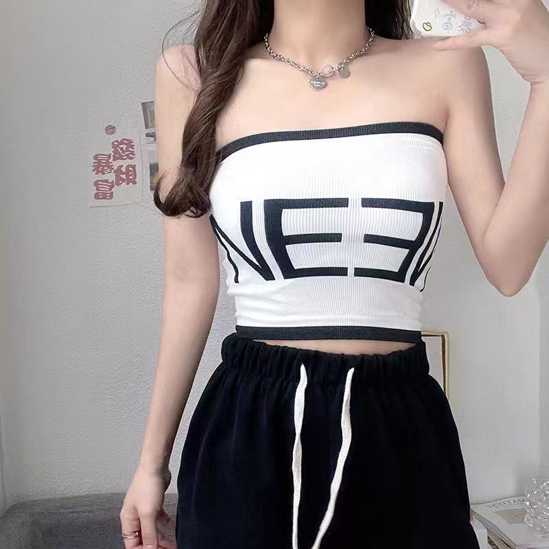 パッド付き ストラップレス チュートップ mry000156