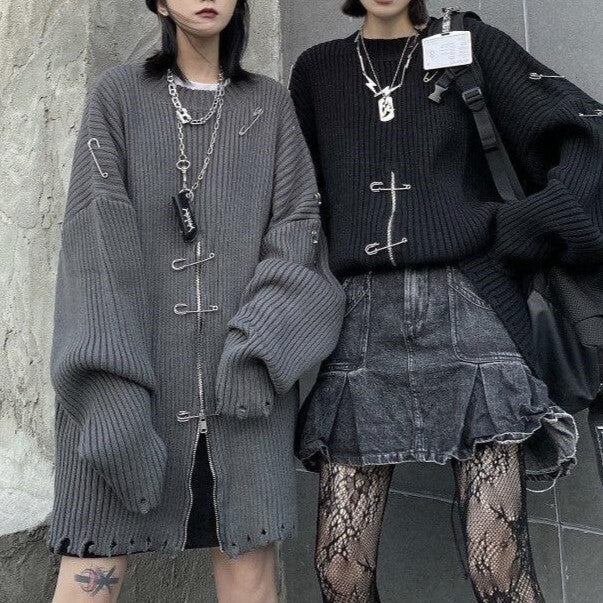 オーバーニット デザインセーター mry000503