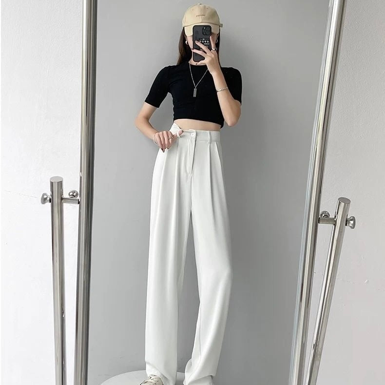 ハイウエスト スラックス 高品質 mry000394