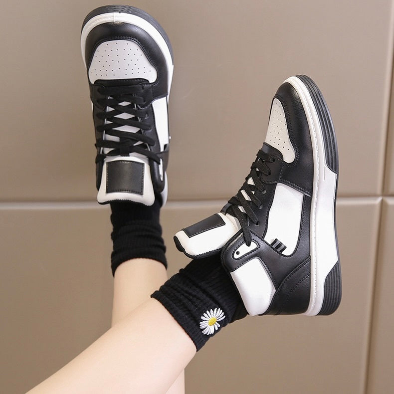 モノトーン ハイカット スニーカー mry000126