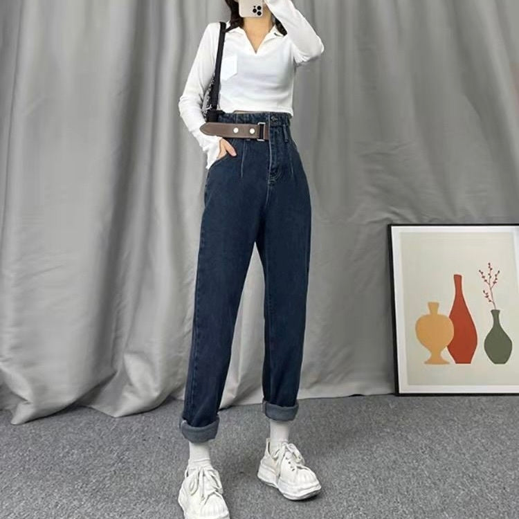 デザイン ハイウエストジーンズ mry000466