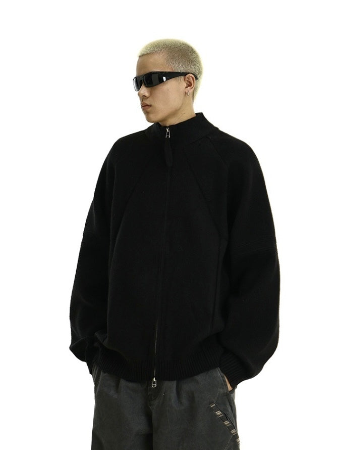 【2color】Tech Noir Knit Jacket mry001636