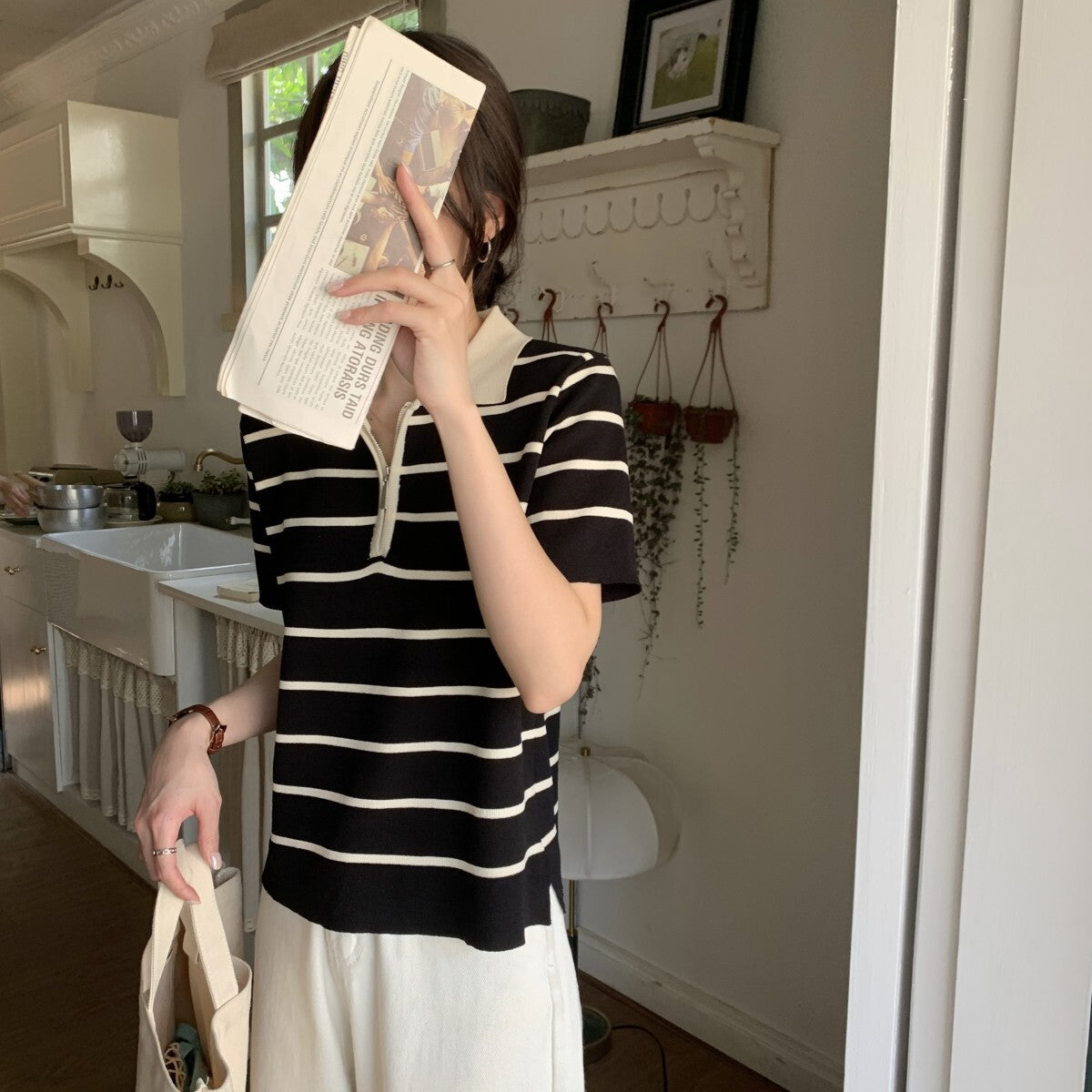 【送料無料】2カラー展開 ハーフジップ デザインシャツ カジュアル mry000640