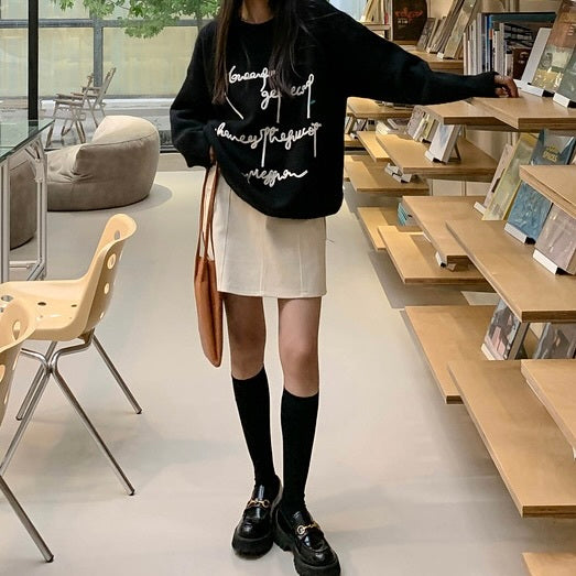 刺繍ルーズニット mry000463