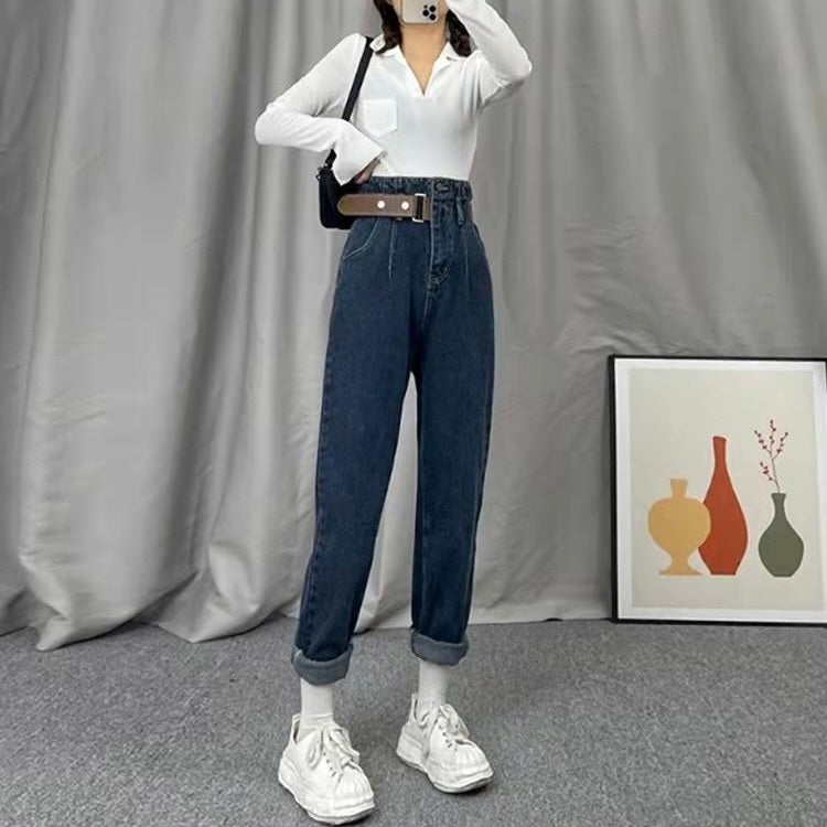 デザイン ハイウエストジーンズ mry000466