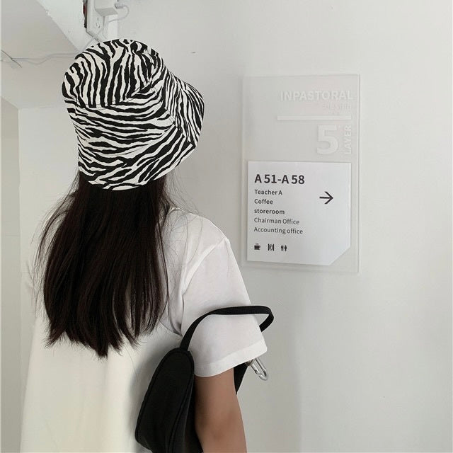 ゼブラ柄 バケットハット mry000209