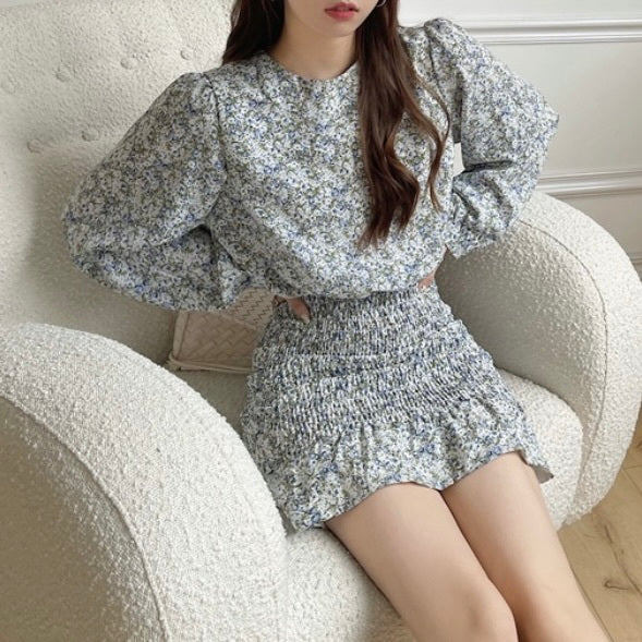 フラワー ゴム ワンピース mry000179