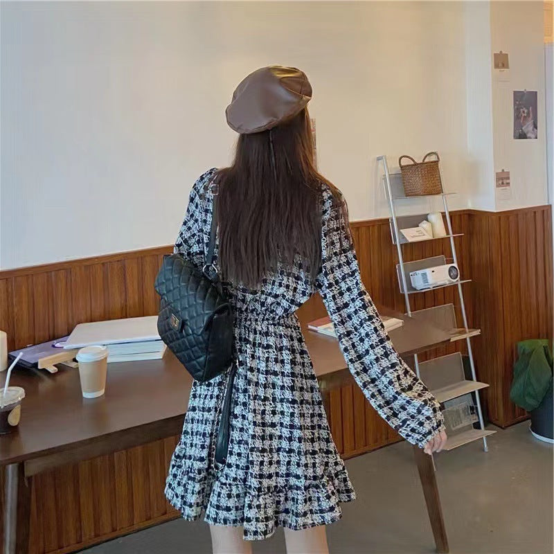 チェック メロウワンピース mry000415