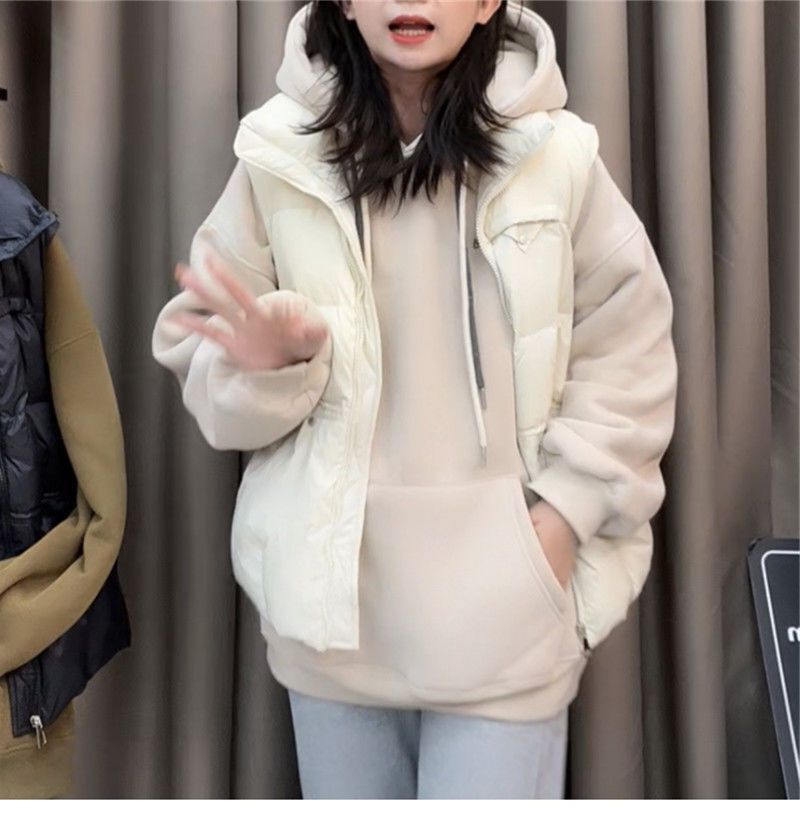 【送料無料】フード付き パーカー 3カラー 裏起毛 韓国カジュアル 韓国ストリート mry000551