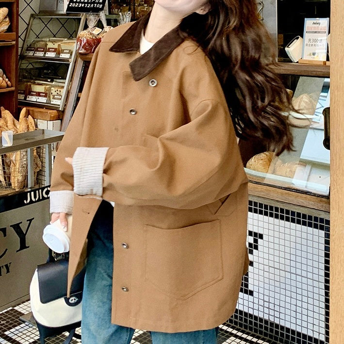 【Plaisir】ポケット ワークジャケット mry001504