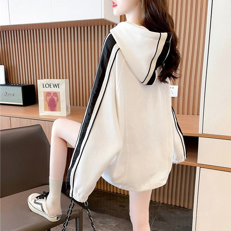 カジュアル サイドライン フードパーカー mry000141