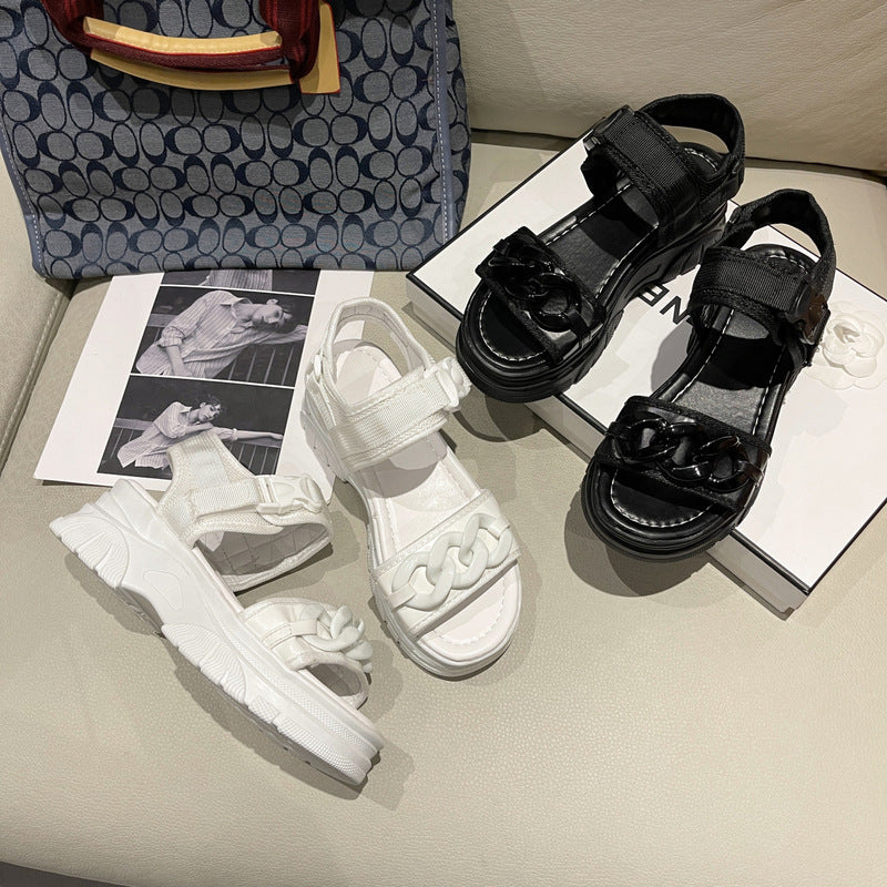 【送料無料】2カラー展開 2023SS 厚底サンダル シューズ mry000698