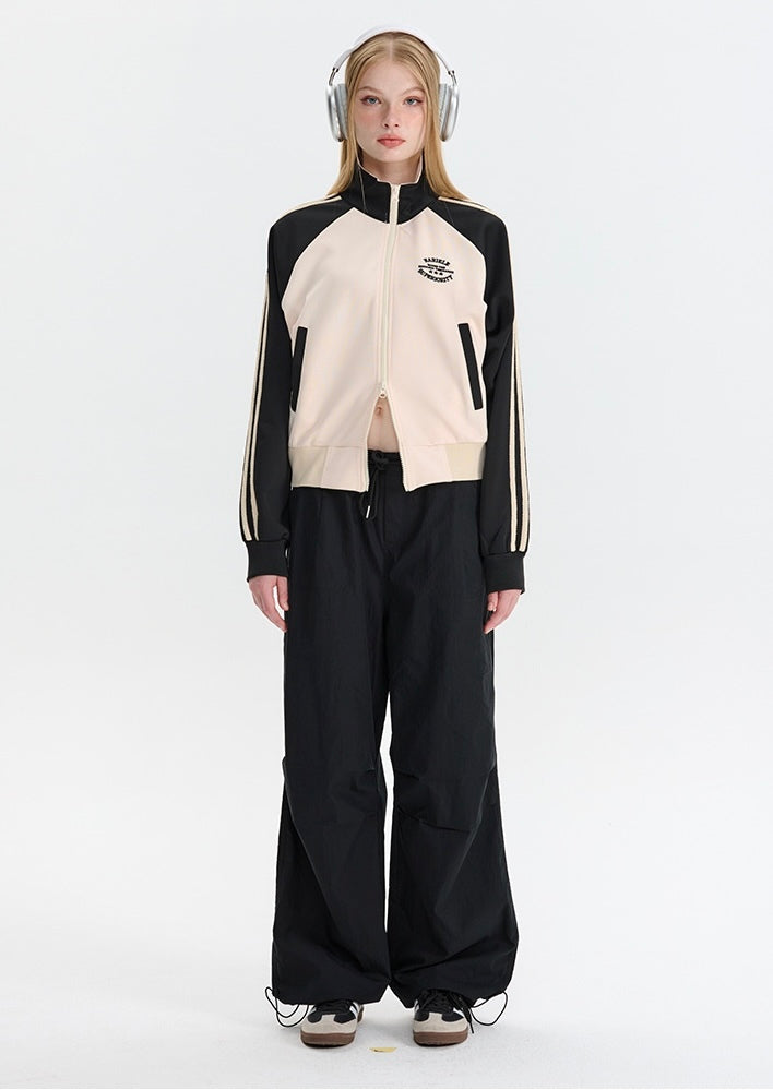 【2color】Elite Striped Track Jacket mry001642