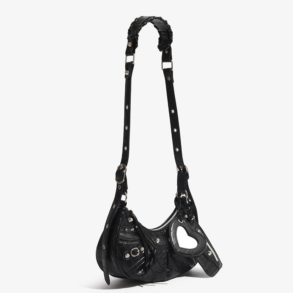 【今だけ限定価格 /4color】Moon Shape Biker Bag mry001599