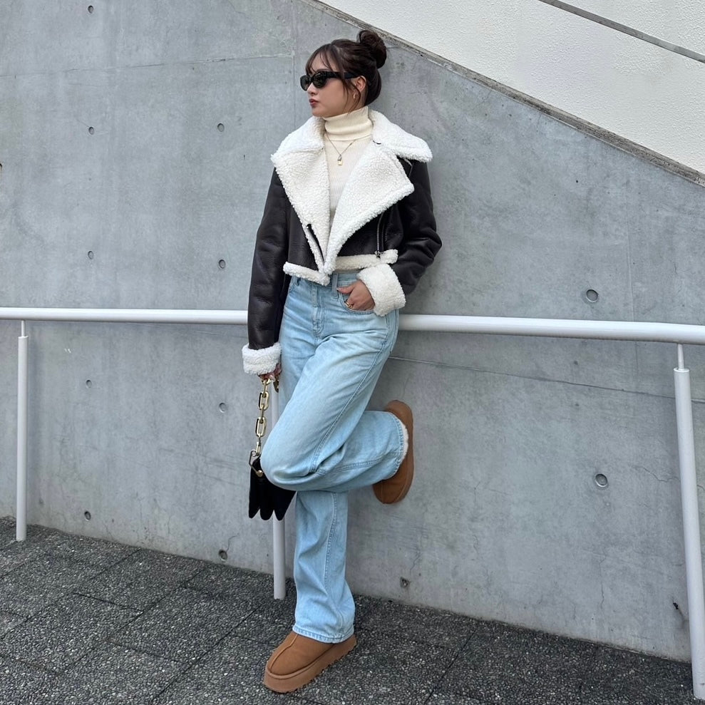 【Carina】ムートンジャケット mry001526