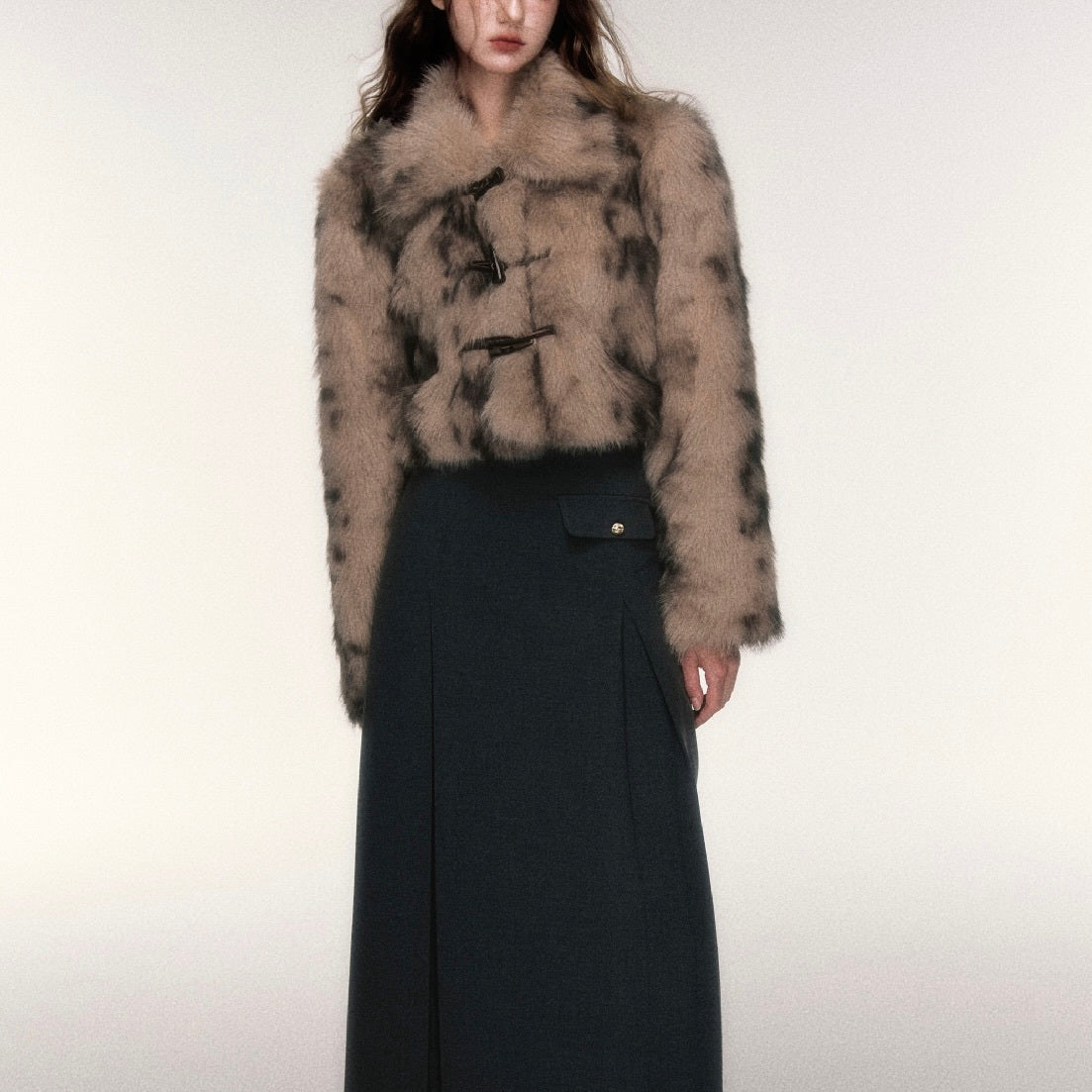 【Taéf】フェイクファーコート mry001551