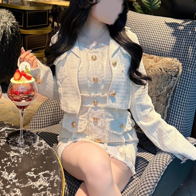 【Chéri】ツイードジャケット セットアップ mry001471