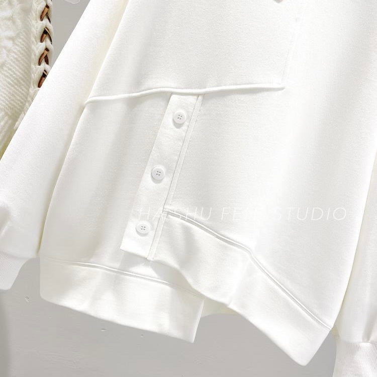 変形ハイネック スウェット mry000364