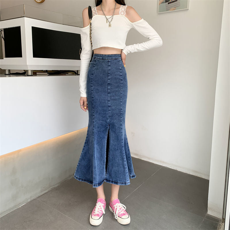 デニム マーメイドスカート mry000395