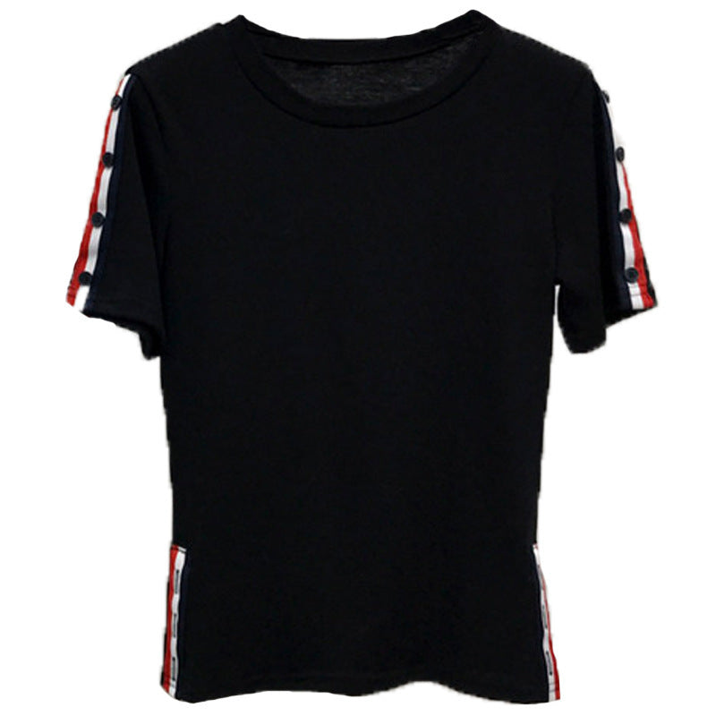 サイドカット　スリムフィット　Tシャツ　mry000002
