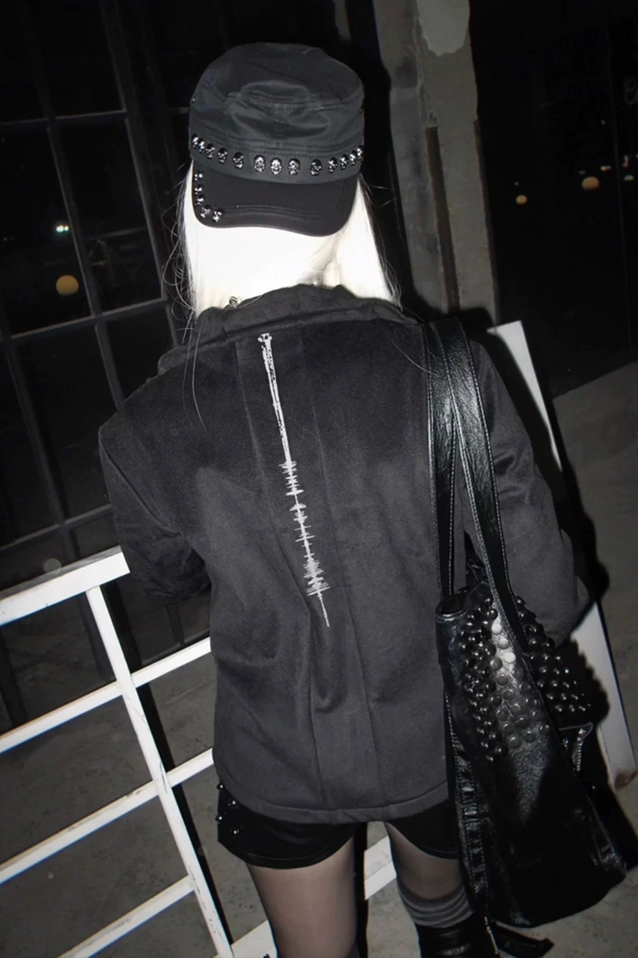 Dual Gun Gothic Zip Hoodie Jacket mry002209