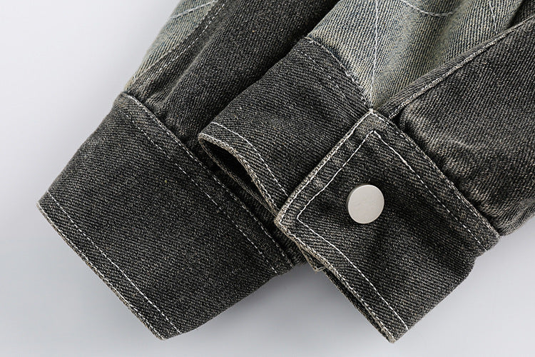 【Unisex/高品質】American Trendy Denim Jacket   mry000953