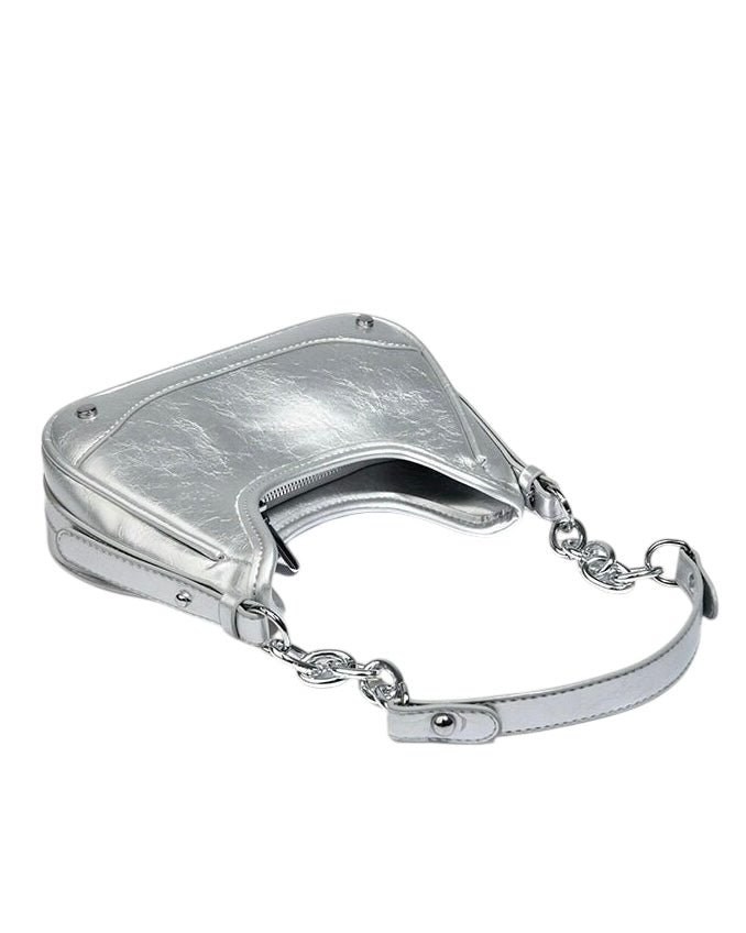 Metallic Chain Mini Shoulder Bag mry002260