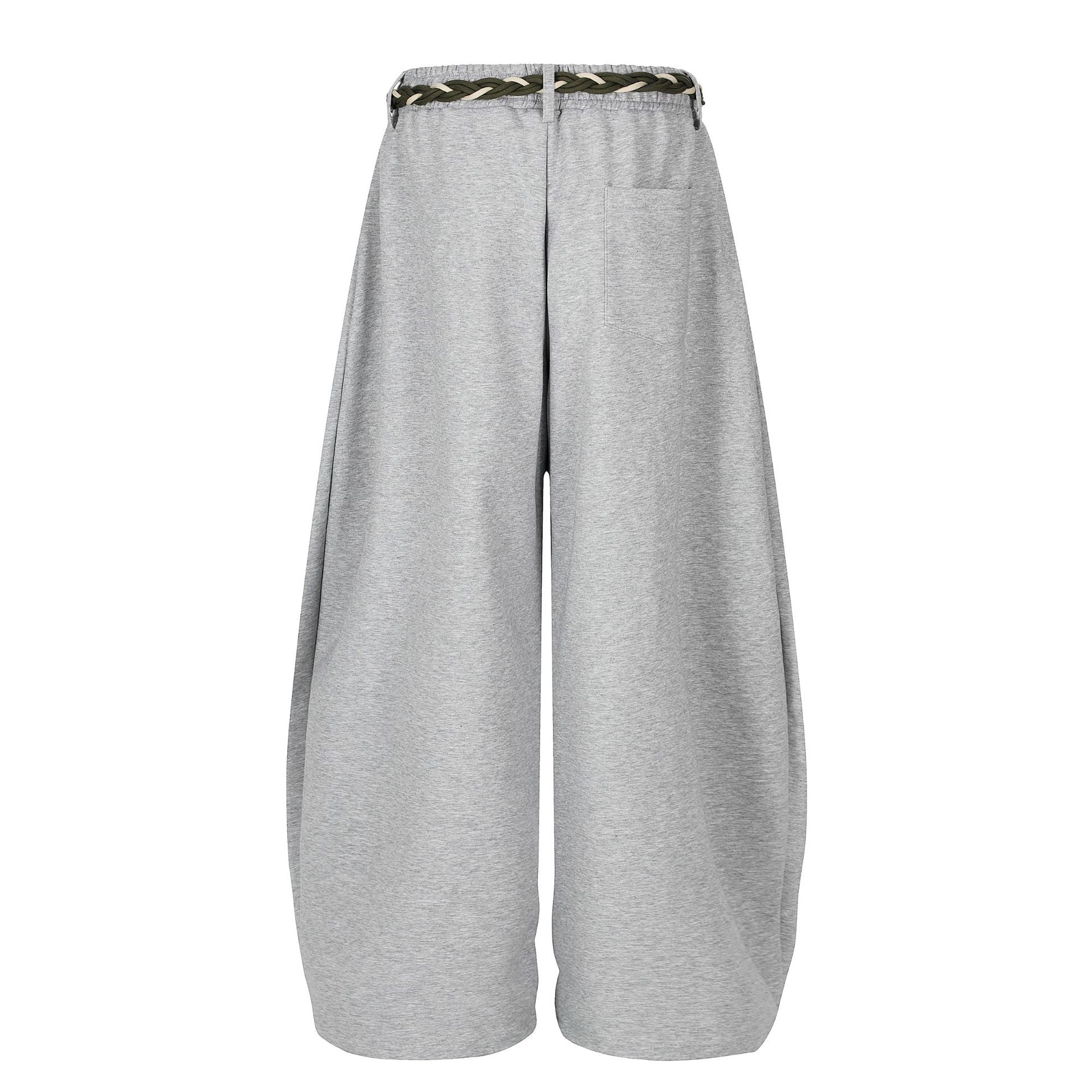 【2color】Belt Rope Wide Leg Sweatpants mry001805
