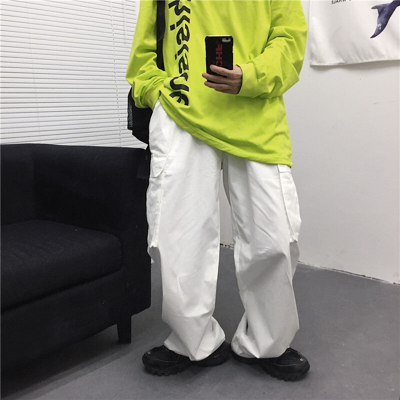 ワイドレッグカーゴパンツ　ユニセックス　mry000311